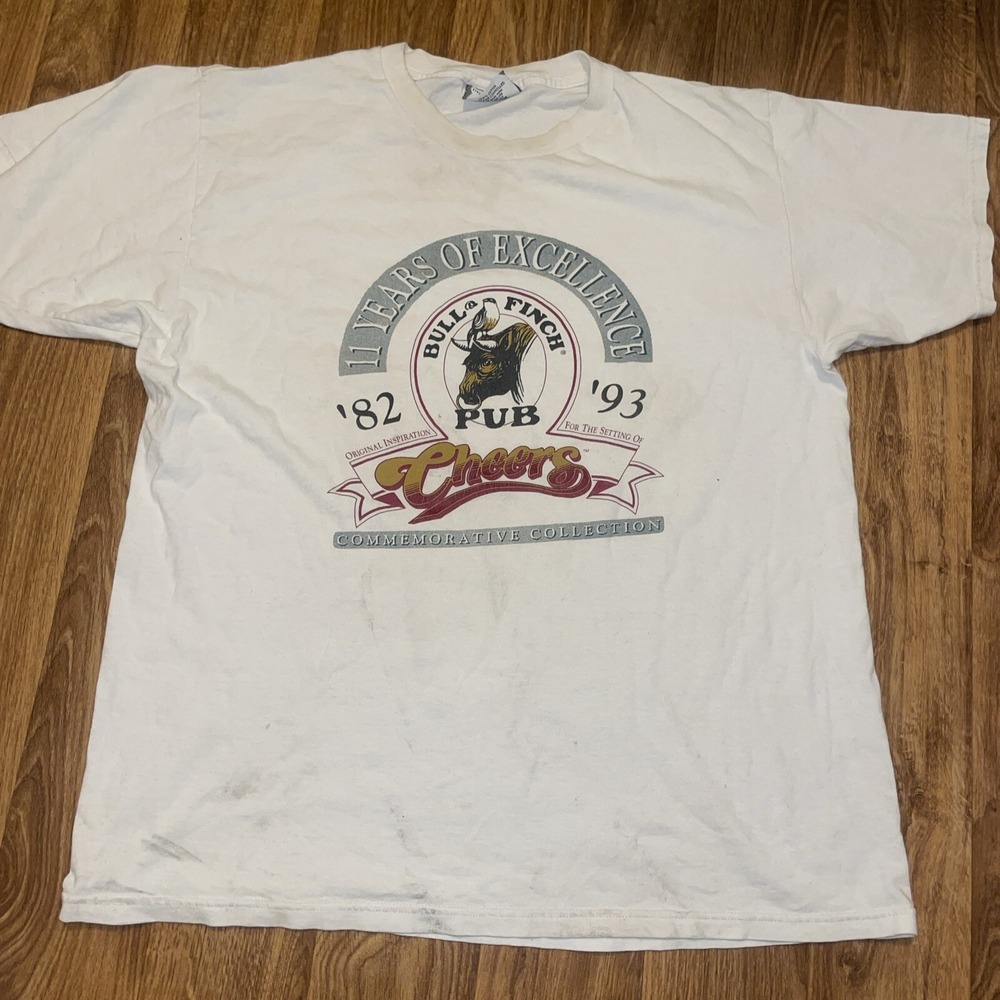 Vintage‎ Shirt 11 years of excellence Bull & Finch Pub Large